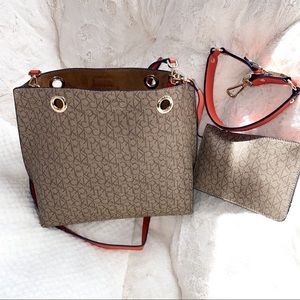 Calvin Klein purse and wallet set